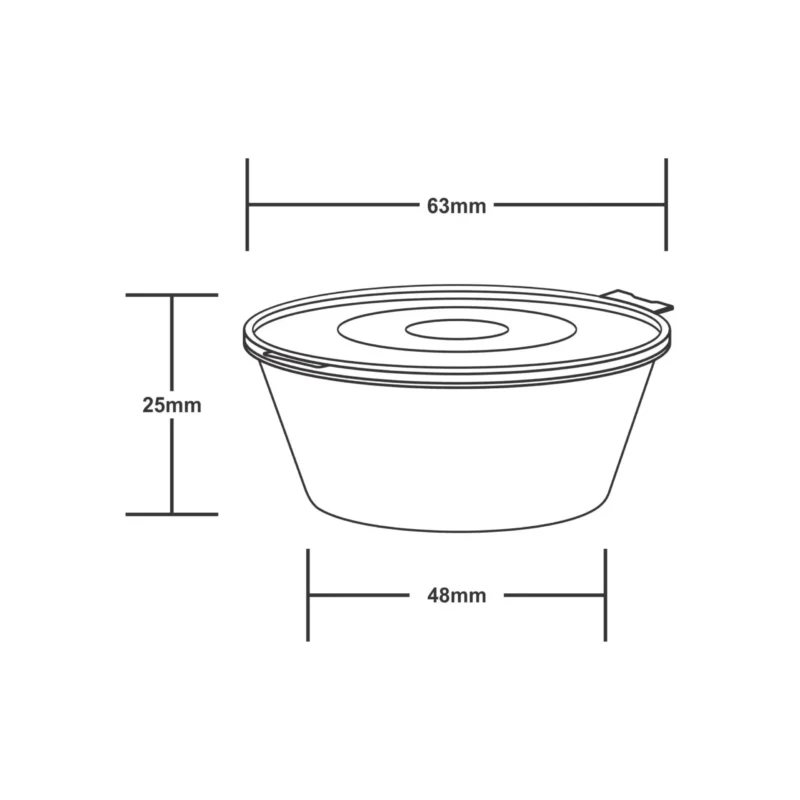 60 ml hinged container 60 ml hinged container