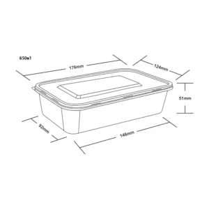 650 ml rectangle container - weorexpacking.in 650 ml rectangle container