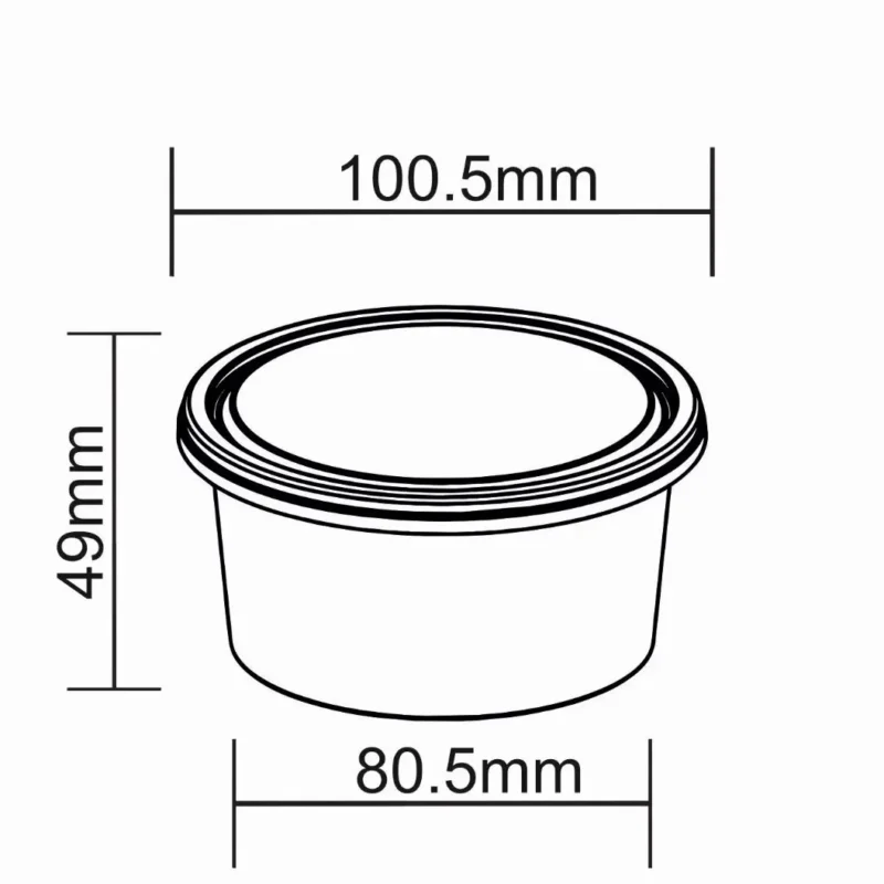 500 ml round container dimension 500 ml round container dimension